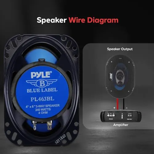 Pyle PL463BL Review: Budget 4x6 Car Speakers Ranked image 4
