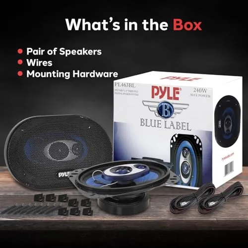 Pyle PL463BL Review: Budget 4x6 Car Speakers Ranked image 6