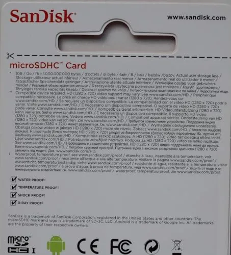 SanDisk 16GB microSDHC Class 4 Card Review image 2