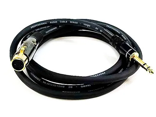 Monoprice 104769 Review: 6-Foot Balanced XLR to TRS Cable image 1