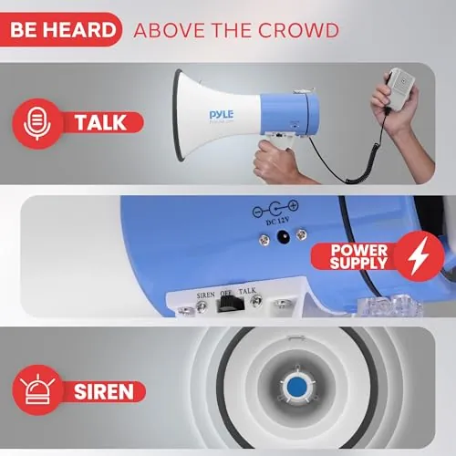 Pyle PMP50 Megaphone Review: 50W Bullhorn Ranked image 3