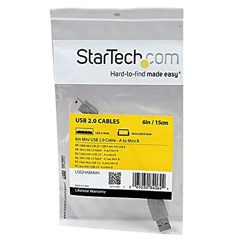 StarTech USB2HABM6IN Review: 6-Inch Mini USB Cable image 2