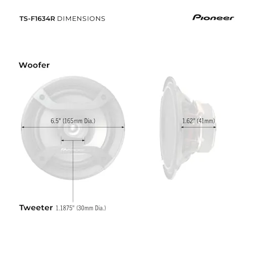 PIONEER TS-F1634R Review: 6.5-Inch Car Speakers Ranked image 6
