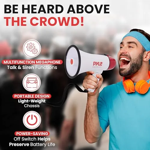 Pyle 20W Megaphone Bullhorn Review: Portable Megaphone image 2