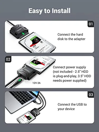 UGREEN SATA to USB 3.0 Adapter Cable Review image 7