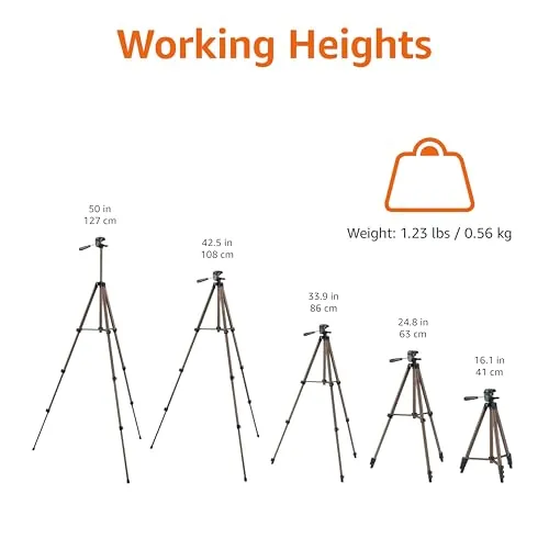 Amazon Basics 50-inch Tripod Review: Budget Travel Tripod image 4