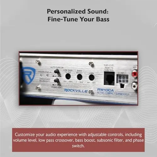 Rockville RW10CA Review: Slim Powered Car Subwoofer image 5