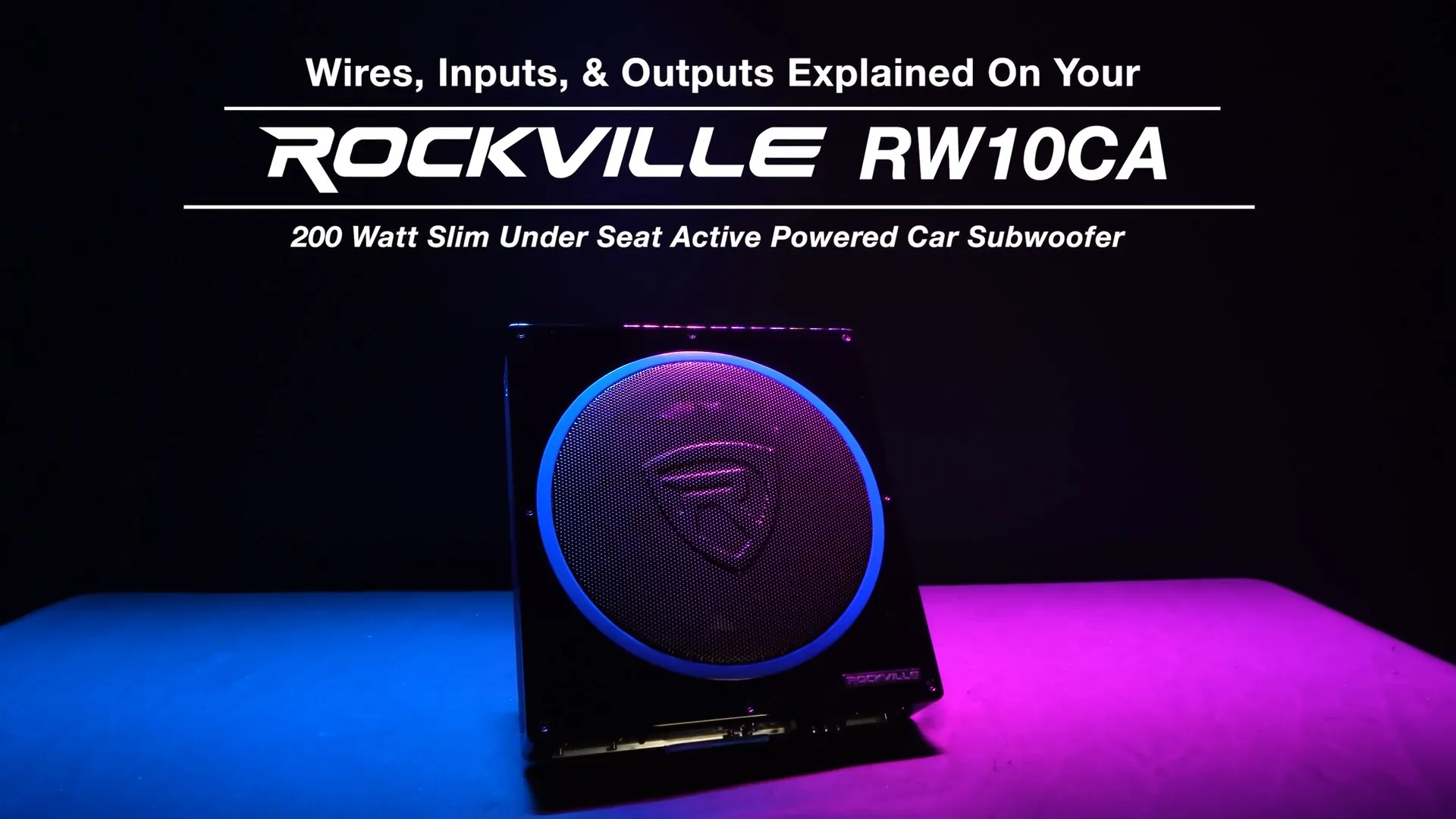 Rockville RW10CA Review: Slim Powered Car Subwoofer image 7