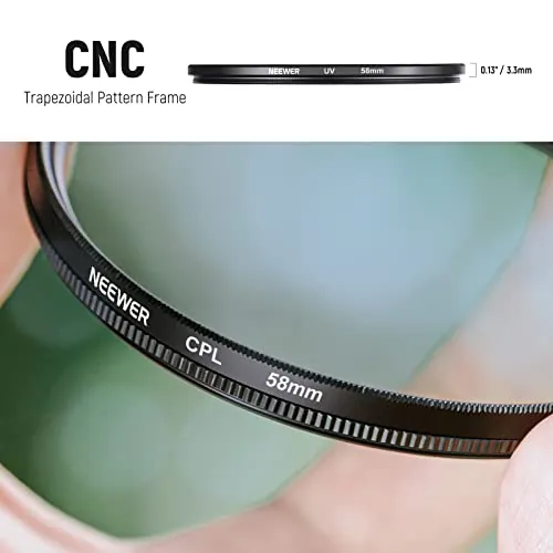 NEEWER 58mm Filter Kit Review: ND, CPL and UV Set image 5