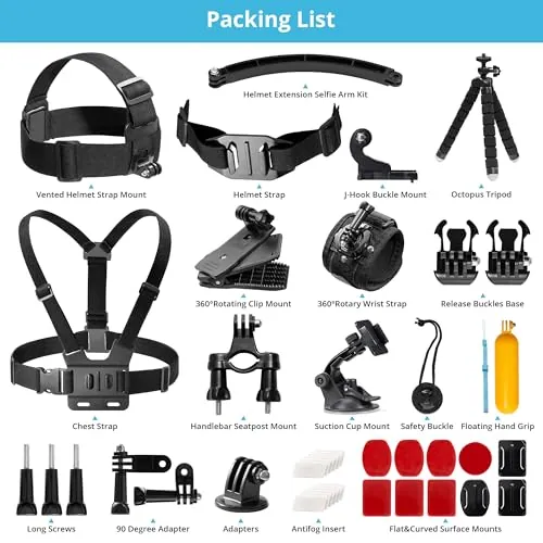 AKASO 42 in 1 Action Camera Accessories Kit Review image 2