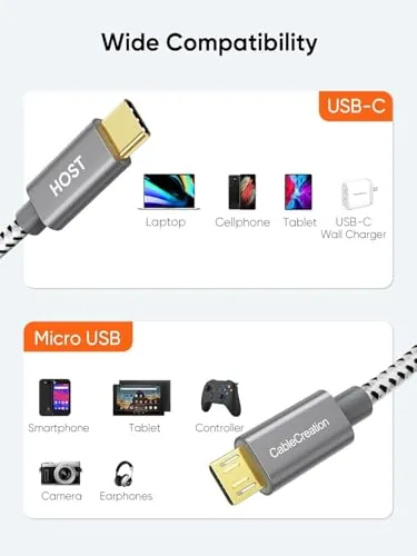 CableCreation USB-C to Micro-USB Cable Review image 3