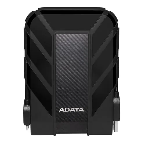 ADATA HD710 Pro - 1 TB External Hard Drive - Shockproof, Waterproof & Dustproof - Durable Storage - For Gamers, Students & Professionals - Mac, PC & Linux Compatible - Black - AHD710P-1TU31-CBK