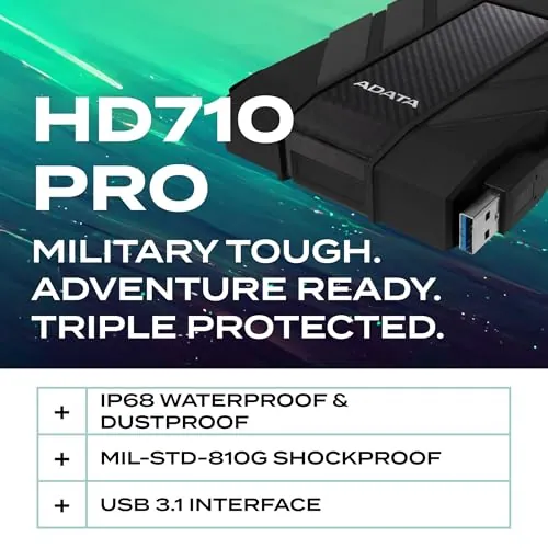 ADATA HD710 Pro Review: Rugged 1TB External Hard Drive image 2