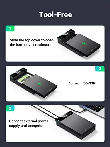 UGREEN External Hard Drive Enclosure Review Ranked image 5