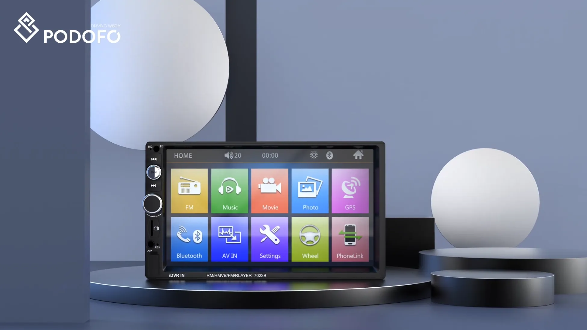 Podofo 7023B Review: Budget Double Din Car Stereo Ranked image 7