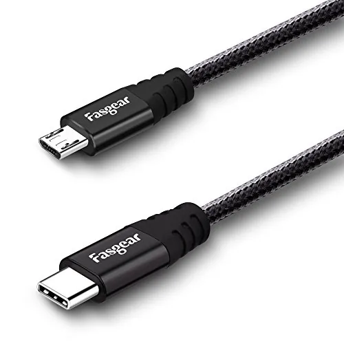 Fasgear USB C to Micro USB Cable Review: Braided Cable Ranked