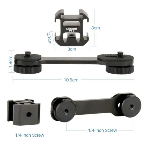 ULANZI PT-3 Review: Triple Cold Shoe Gimbal Mount image 3