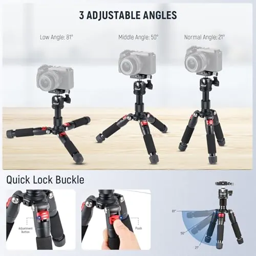 NEEWER Mini Tabletop Tripod Review: Travel Camera Support image 3