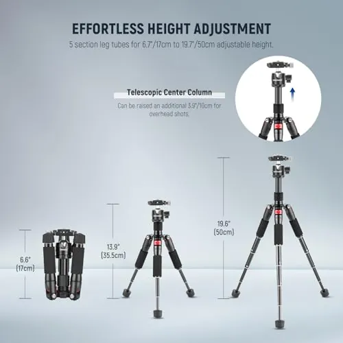 NEEWER Mini Tabletop Tripod Review: Travel Camera Support image 4