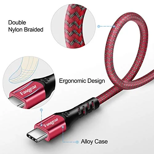 Fasgear 1ft USB-C Cable Review: Short USB-A Charging Cords image 5