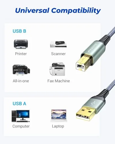 AINOPE USB A to USB B Printer Cable Review image 2