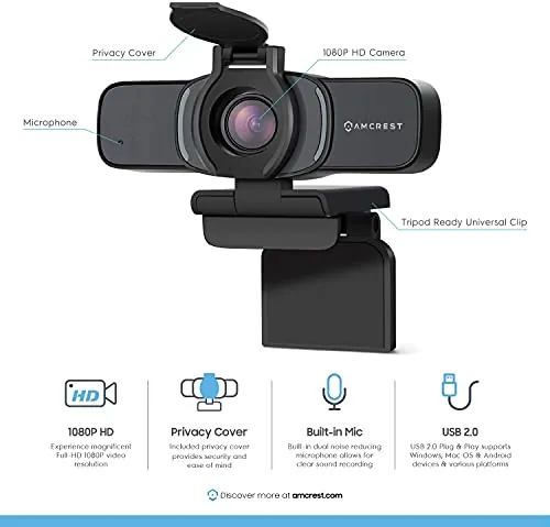 Amcrest AWC201-B Review: 1080p Webcam Ranked image 2