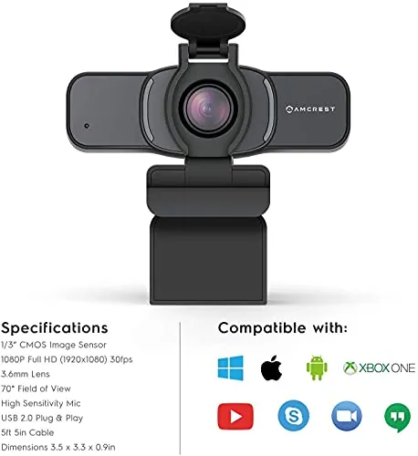 Amcrest AWC201-B Review: 1080p Webcam Ranked image 6