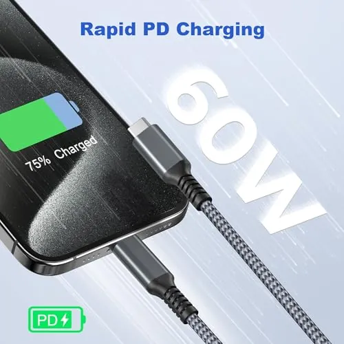 Basesailor USB-C Cable Review: 10FT Fast Charging Cord image 2