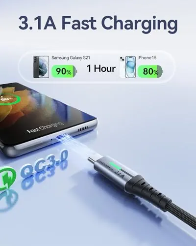 INIU USB to USB C Cable Review: Fast Charging Cable Ranked image 2