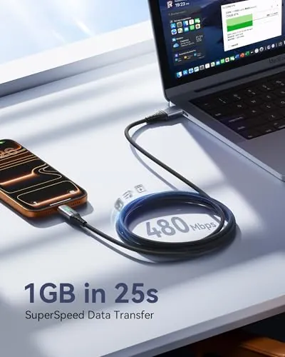 INIU USB to USB C Cable Review: Fast Charging Cable Ranked image 6