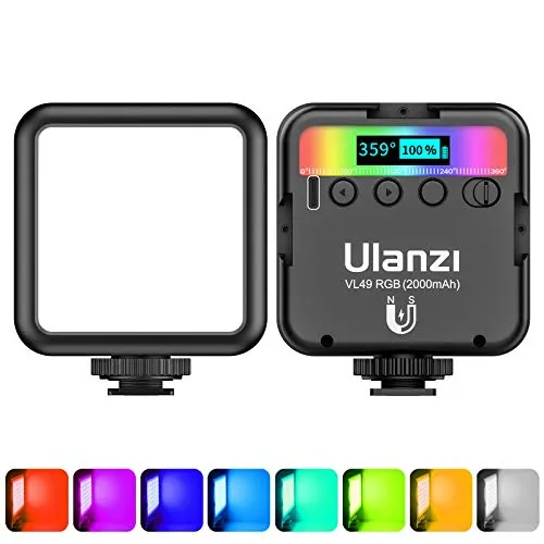 ULANZI VL49 RGB Video Light Review: Portable Camera Light