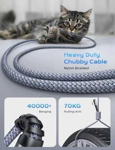 AINOPE 240W USB-C Cable Review: 10ft Right-Angle Charger image 6