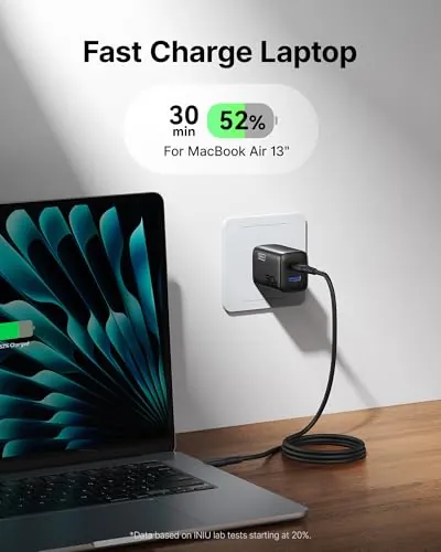 INIU 30W USB C Charger Review: Compact Dual-Port Charger image 3