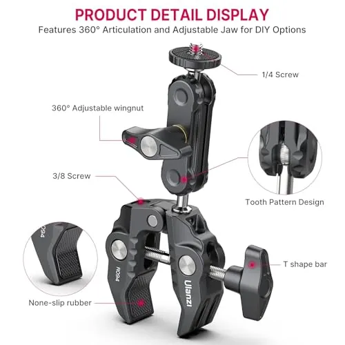 ULANZI Super Clamp Review: Camera Clamp Mount Ranked image 3