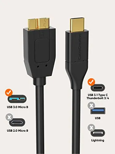 CableCreation USB C to Micro B Cable Review image 2