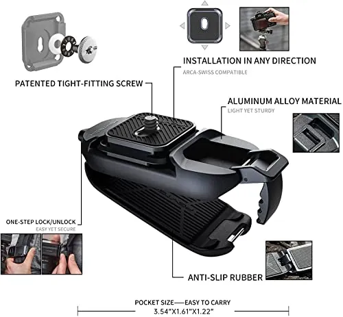 PGYTECH Beetle Camera Clip Review: Backpack Mount Ranked image 2