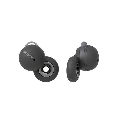 Sony LinkBuds Truly Wireless Earbud Headphones (Open-Ring, Gray)