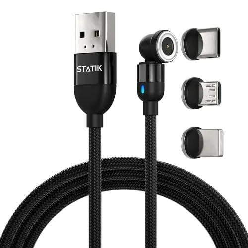 Statik 360 Magnetic Charging Cable Review: 3-in...