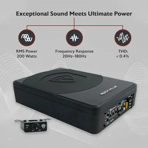 Rockville SS10P Review: Under-Seat Car Subwoofer Ranked image 2