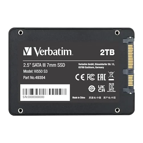 Verbatim 2TB Vi550 SSD Review: 2.5-Inch SATA Drive image 2