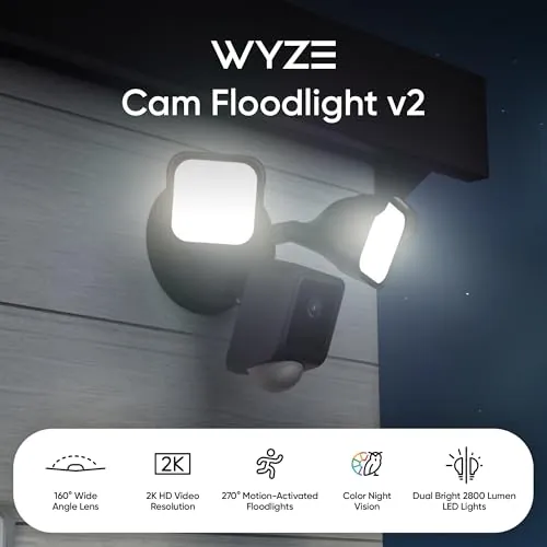 WYZE Floodlight Camera v2 Review: Wired 2K Security Cam image 3