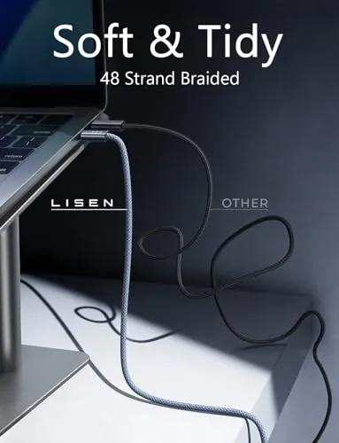 LISEN 240W USB-C Cable Review: Fast Charging Cable Ranked image 6