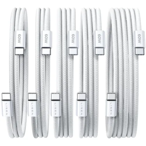LISEN USB C Cable Review: 5-Pack USB-C Charging Cables