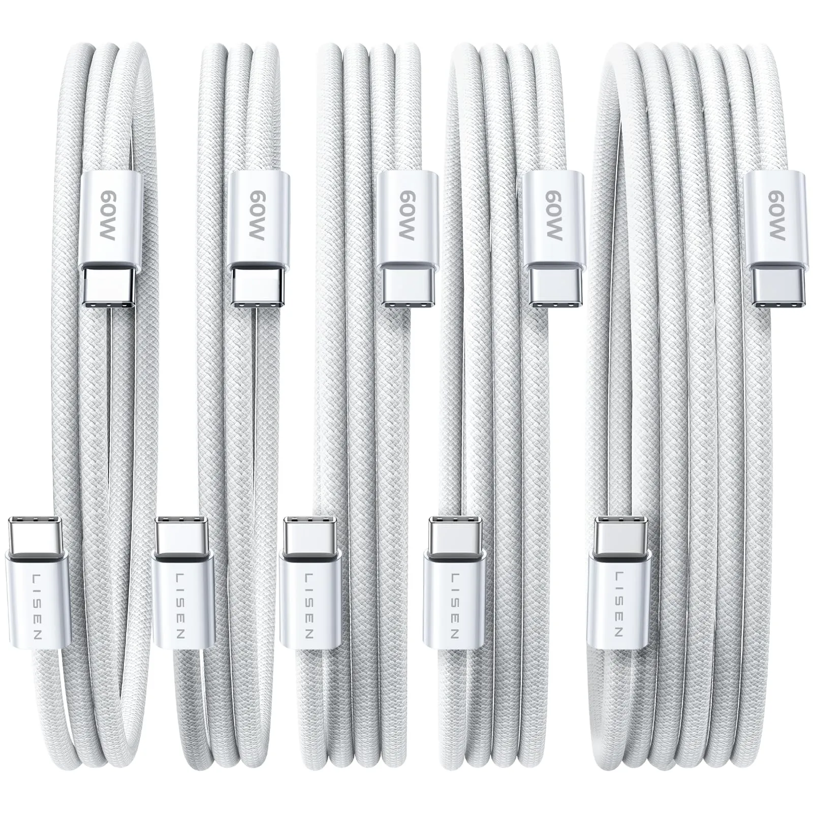 LISEN USB C Cable Review: 5-Pack USB-C Charging Cables image 8
