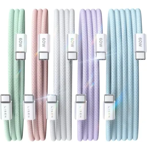 LISEN USB C Cable 5-Pack Review: USB-C Charging Cable Ranked