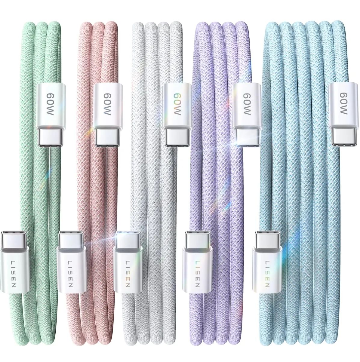LISEN USB C Cable 5-Pack Review: USB-C Charging Cable Ranked image 8