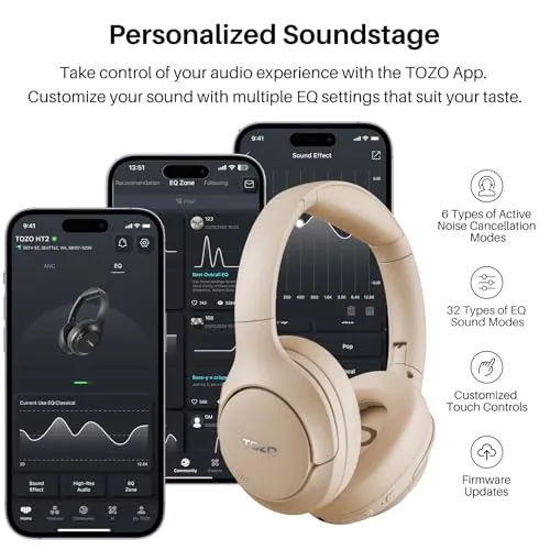 TOZO HT2 Review: Budget ANC Over-Ear Headphones Ranked image 6