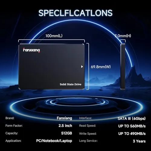 fanxiang S101Q 512GB SATA SSD Review image 3