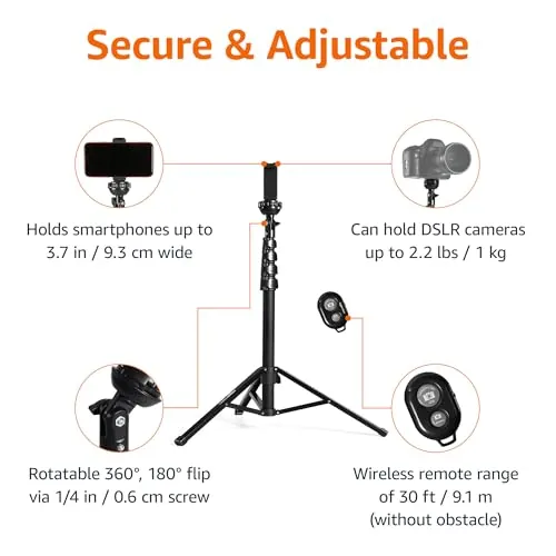 Amazon Basics 64-inch Tripod Review: Smartphone Tripod Ranked image 4
