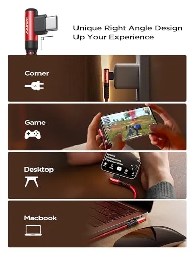 AINOPE 240W USB-C Cable Review: 10ft Fast Charging Cord image 3